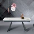 Table extensible avec rallonge latérale en vitrocéramique - Aperol