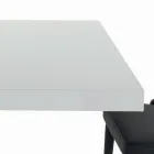 Table Extensible avec Ouverture Centrale et Bord Rabattable Fabriquée en Italie - Dalmatien Viadurini