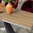 Table Extensible avec Ouverture Latérale Synchronisée Fabriquée en Italie - Verres Viadurini