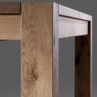 Table extensible avec pieds et plateau plaqués Made in Italy - Tash Viadurini
