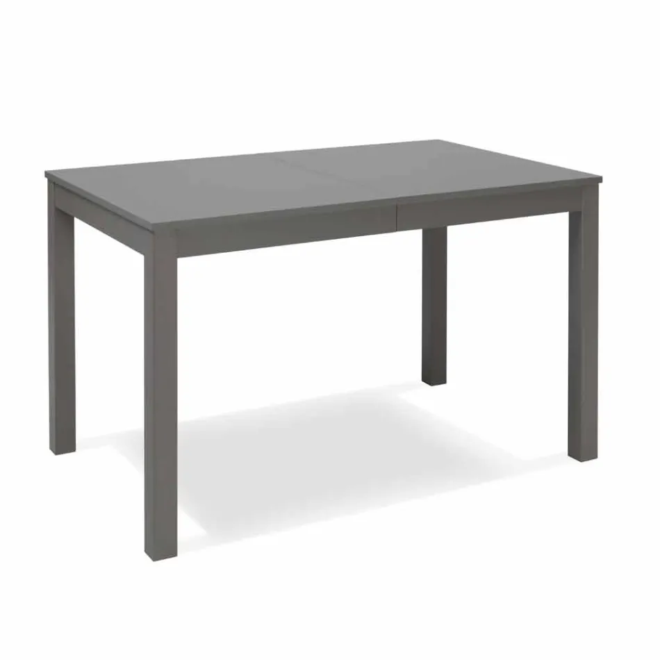 Table extensible avec pieds en hêtre, L130 / 210xP80cm, Denisio Viadurini