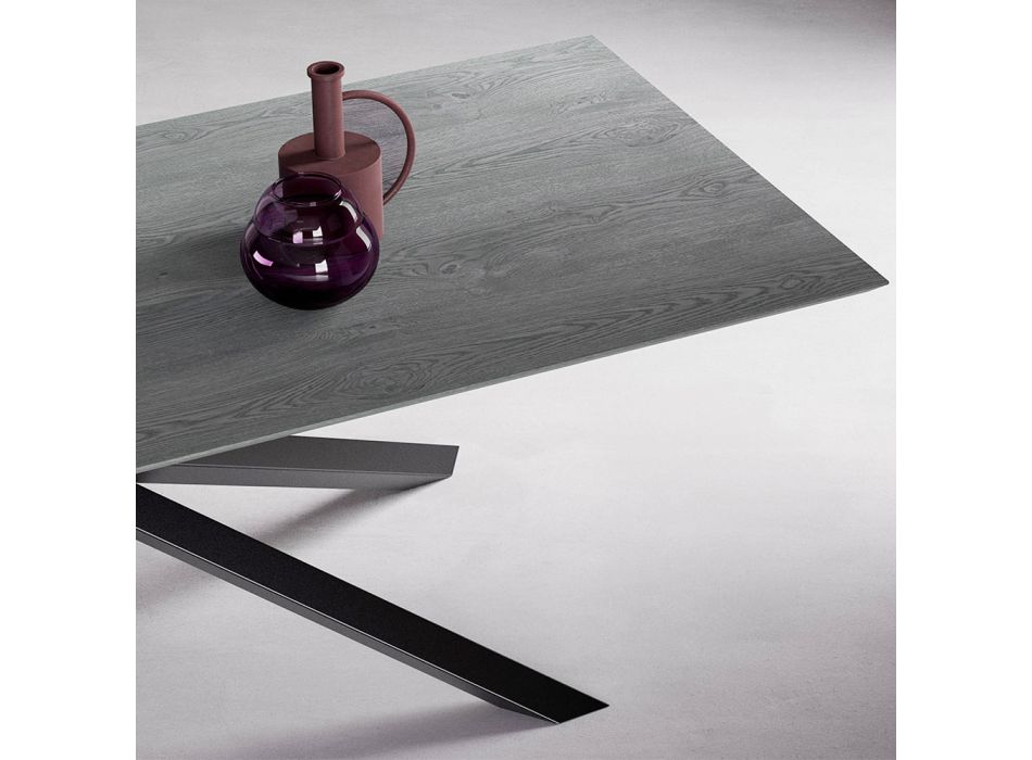 Table extensible avec pieds S70 fabriquée en Italie - Sagi Viadurini
