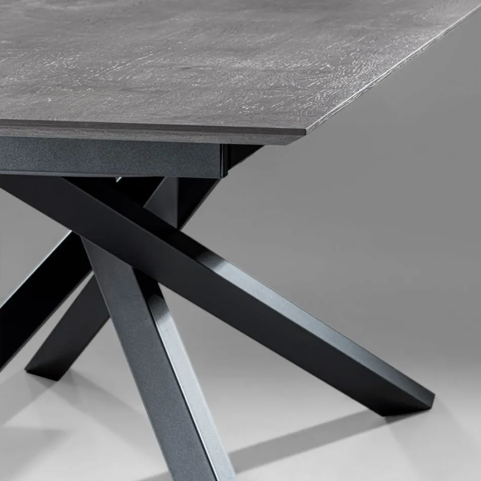 Table extensible avec pieds S70 fabriquée en Italie - Sagi Viadurini