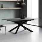 Table extensible avec pieds S70 fabriquée en Italie - Sagi Viadurini
