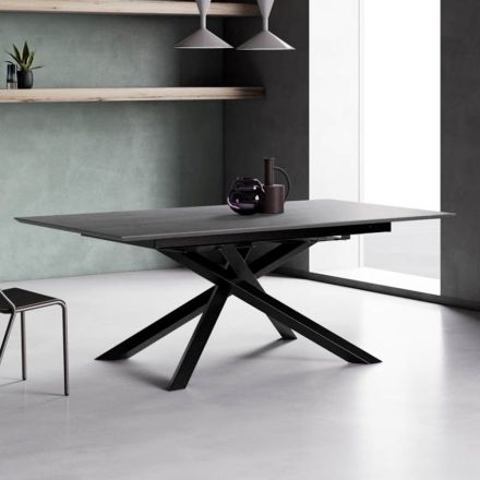 Table extensible avec pieds S70 fabriquée en Italie - Sagi Viadurini