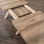 Table extensible, avec plateau en bois mélaminé - Atessa Viadurini