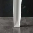 Table extensible avec plateau en verre trempé moderne Baltimora Viadurini