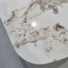 Table extensible de 180 à 260 cm en grès fritté finition Pandora - Orion Viadurini