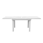 Table d'extérieur extensible avec plateau à lamelles en aluminium - Supernova Viadurini