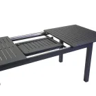 Table de jardin extensible en aluminium avec plateau à lamelles - Passport Viadurini