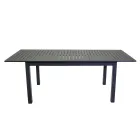 Table de jardin extensible en aluminium avec plateau à lamelles - Passport Viadurini