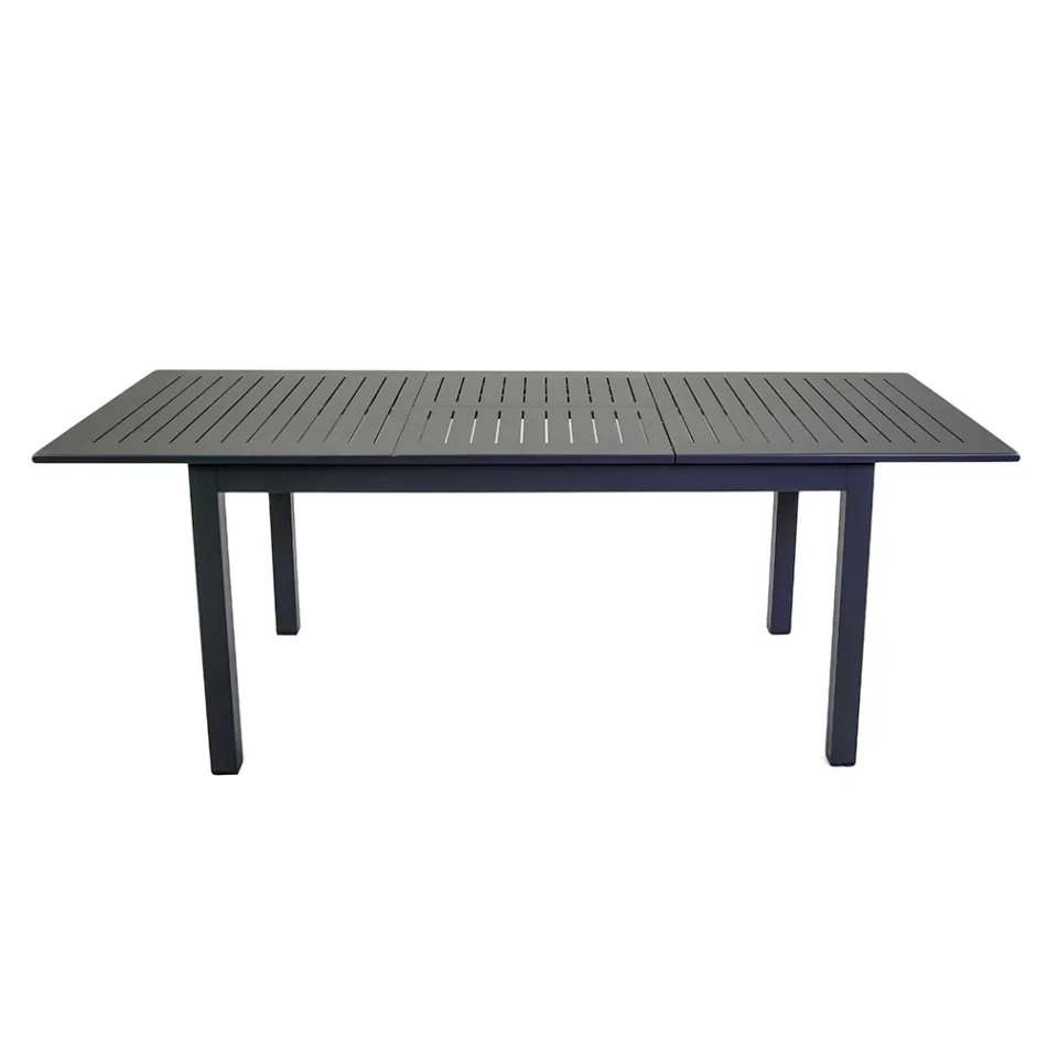 Table de jardin extensible en aluminium avec plateau à lamelles - Passport Viadurini