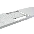 Table de jardin extensible en aluminium avec plateau à lamelles - Passport Viadurini