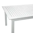 Table de jardin extensible en aluminium avec plateau à lamelles - Passport Viadurini