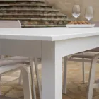 Table de jardin extensible en aluminium avec plateau à lamelles - Passport Viadurini