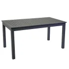 Table de jardin extensible en aluminium avec plateau à lamelles - Passport Viadurini