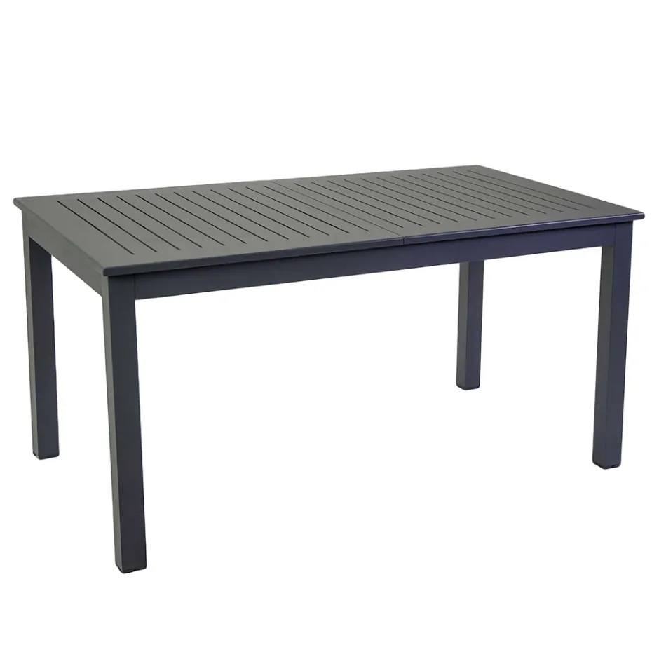 Table de jardin extensible en aluminium avec plateau à lamelles - Passport Viadurini