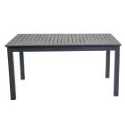 Table de jardin extensible en aluminium avec plateau à lamelles - Passport Viadurini