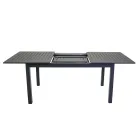 Table de jardin extensible en aluminium avec plateau à lamelles - Passport Viadurini