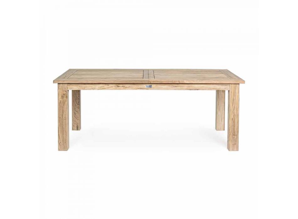 Table de jardin extensible en bois 8 personnes Design Homemotion - Gismondo Viadurini