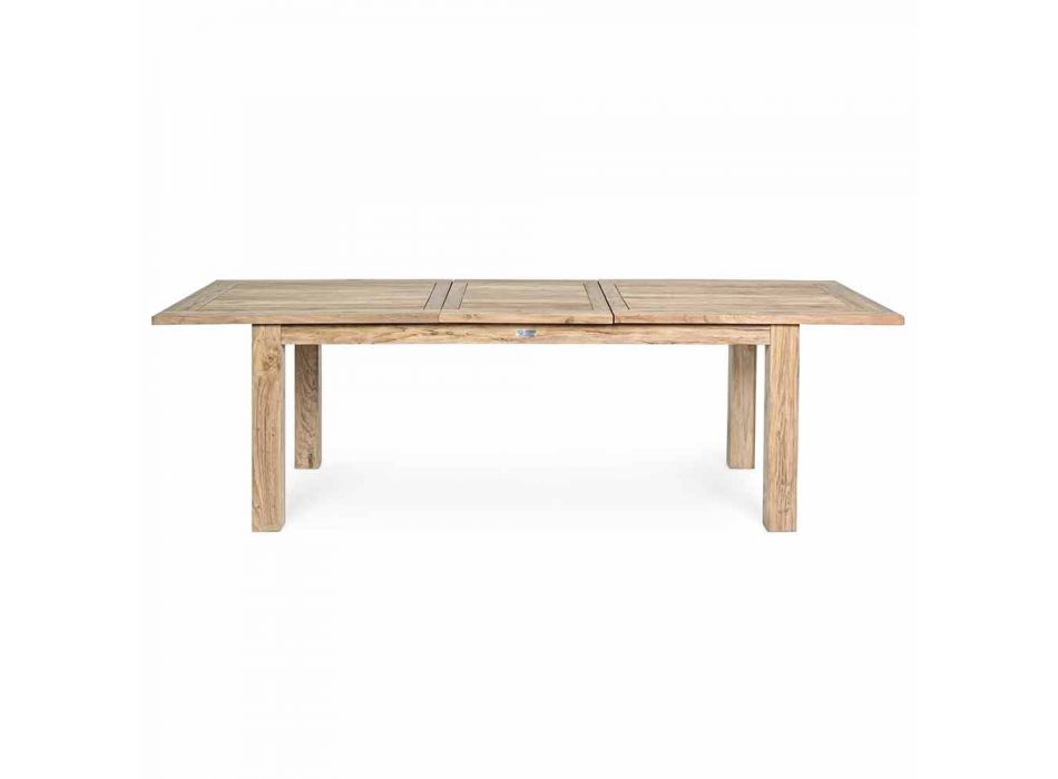 Table de jardin extensible en bois 8 personnes Design Homemotion - Gismondo Viadurini
