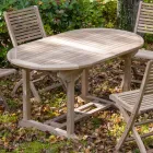 Table de jardin extensible en teck de différentes tailles - Yggdrasil Viadurini