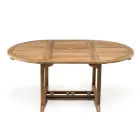 Table de jardin extensible en teck naturel - Yggdrasil Viadurini