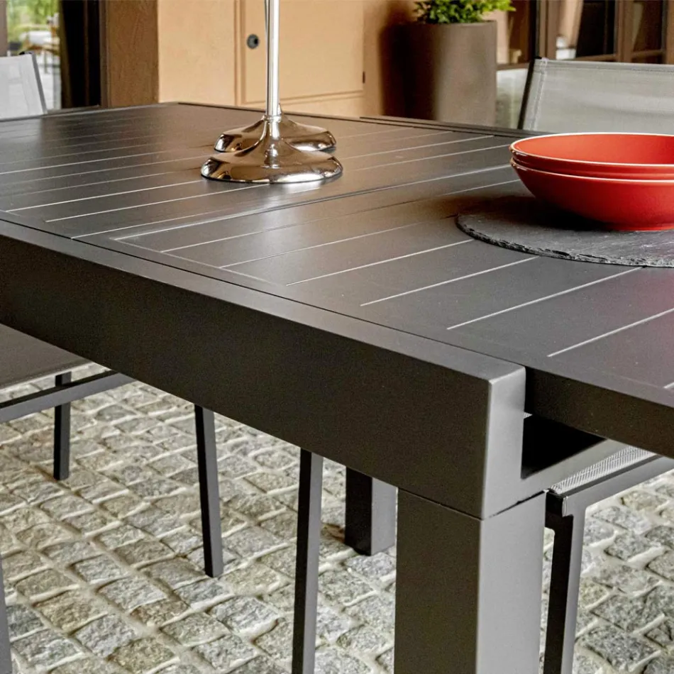 Table de jardin extensible entièrement en aluminium - Sheet Viadurini
