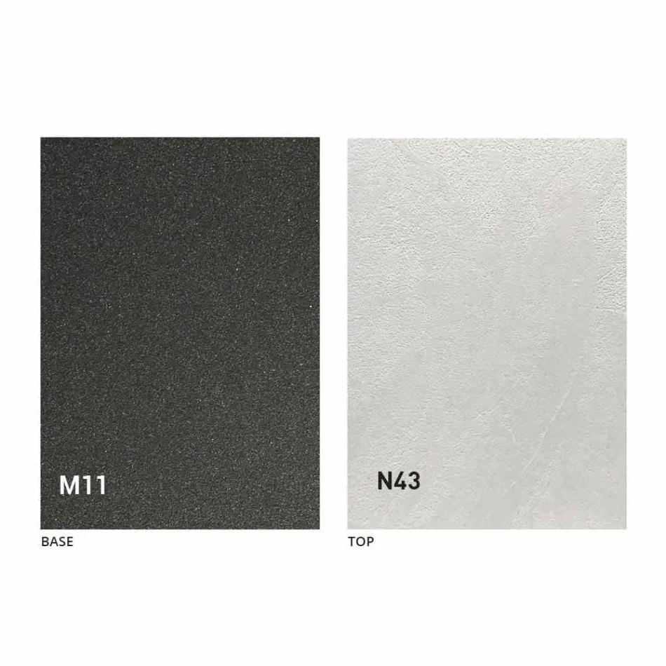 Table à manger extensible en bois et métal jusqu'à 280 cm - Gallotto Viadurini