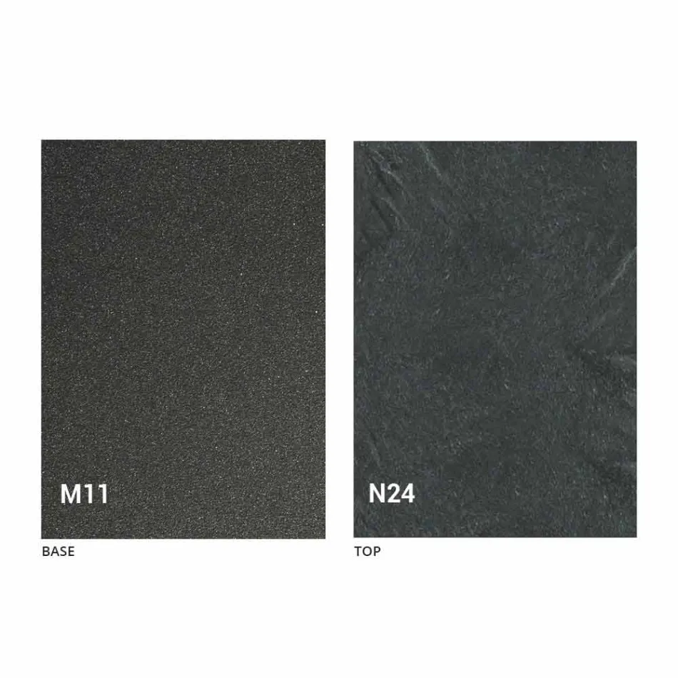 Table à manger extensible en bois et métal jusqu'à 280 cm - Gallotto Viadurini