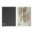 Table à manger extensible en bois et métal jusqu'à 280 cm - Gallotto Viadurini