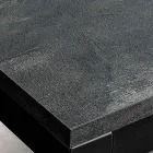 Table de salon extensible avec plateau en mélamine et pieds en métal - Shaila Viadurini