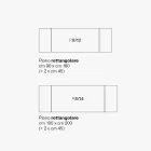 Table de salon extensible en métal et vitrocéramique fabriquée en Italie - Meluso Viadurini