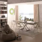 Table extensible Gilmore de la table basse à la table à manger Viadurini