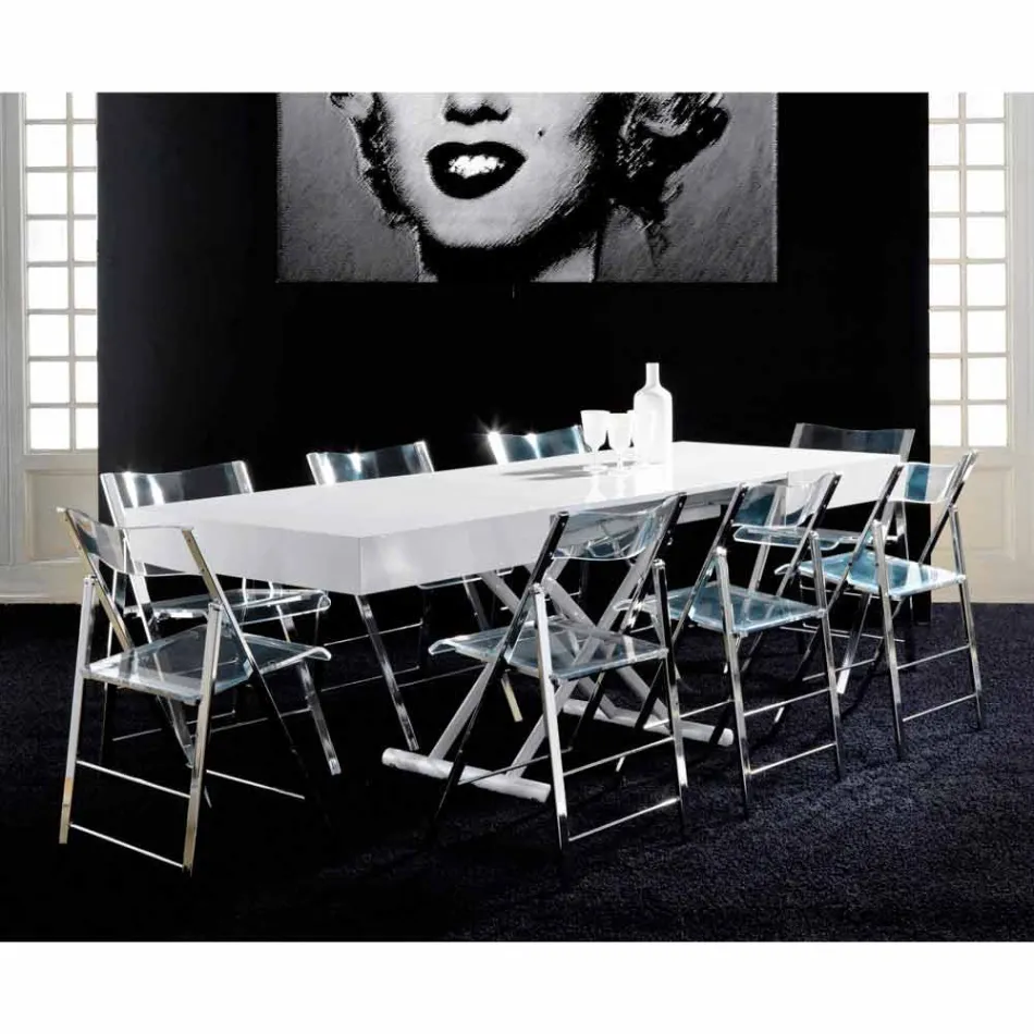 Table extensible Gilmore de la table basse à la table à manger Viadurini