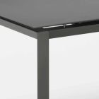 Table extensible design avec plateau en céramique et MDF, Nosate Viadurini