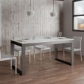 Table extensible de design moderne en bois mélaminé - Badesi