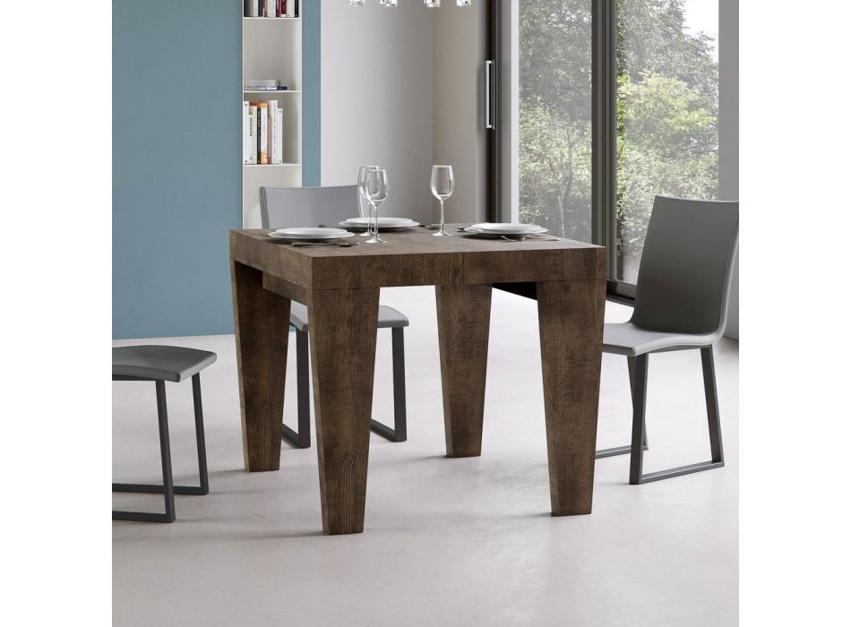Table extensible disponible en différentes finitions Made in Italy - Montagne Viadurini