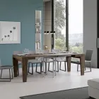 Table extensible disponible en différentes finitions Made in Italy - Montagne Viadurini