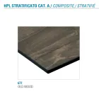 Table Extensible Jusqu'à 180 cm Ronde Hpl Stratifié Made in Italy - Bastiano Viadurini