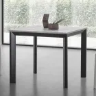 Table carrée extensible jusqu'à 232 cm en HPL Made in Italy - Filiberto Viadurini