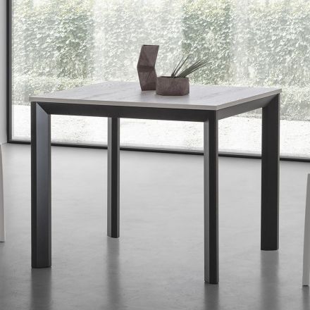Table carrée extensible jusqu'à 232 cm en HPL Made in Italy - Filiberto Viadurini