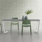 Table Extensible Jusqu'à 238 cm avec Plateau Laminam Made in Italy - Pablito Viadurini