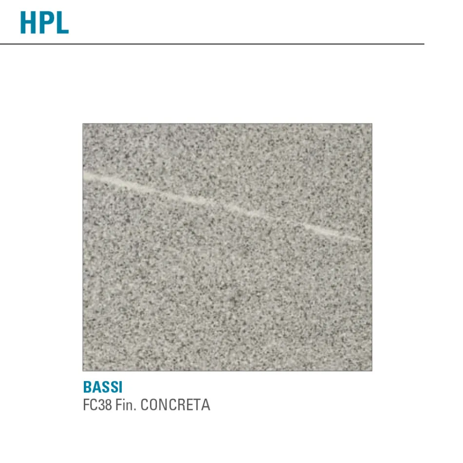 Table extensible jusqu'à 238 cm en métal et Hpl coloré Made in Italy - Pablito Viadurini