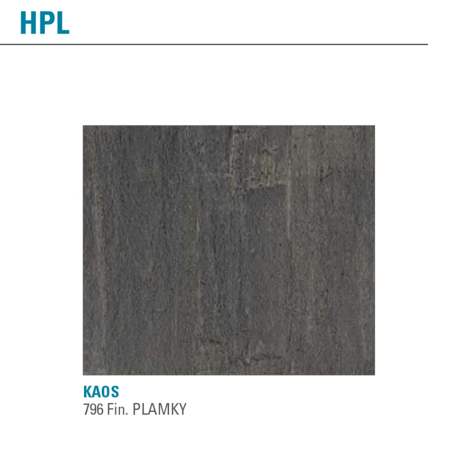 Table extensible jusqu'à 238 cm en métal et Hpl coloré Made in Italy - Pablito Viadurini