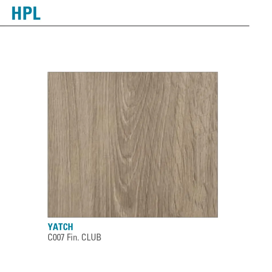 Table Extensible Jusqu'à 238 cm Moka Métal et Hpl Made in Italy - Pablito Viadurini