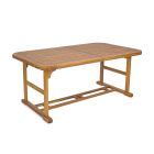 Table de jardin extensible en bois jusqu'à 240 cm, par Design - Roxen Viadurini