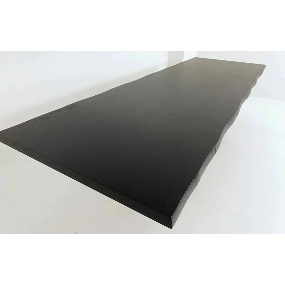 Table extensible jusqu'à 300 cm en bois plaqué Made in Italy – Ezzellino Viadurini