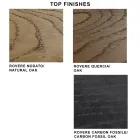 Table extensible jusqu'à 300 cm en bois plaqué Made in Italy – Ezzellino Viadurini