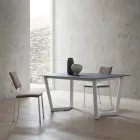 Table extensible jusqu'à 300 cm Plateau en stratifié HPL Made in Italy - Bastiano Viadurini